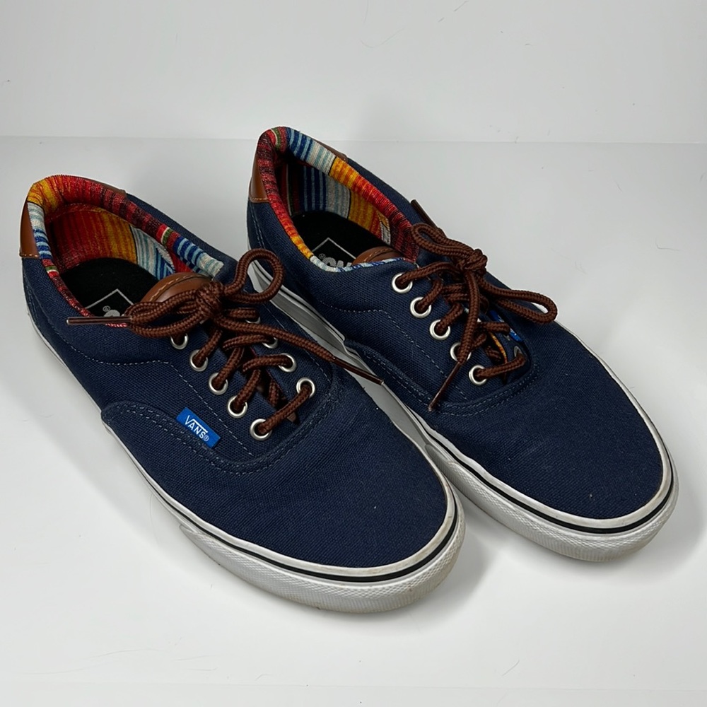 Vans Navy Blue Lace Up Sneakers 9